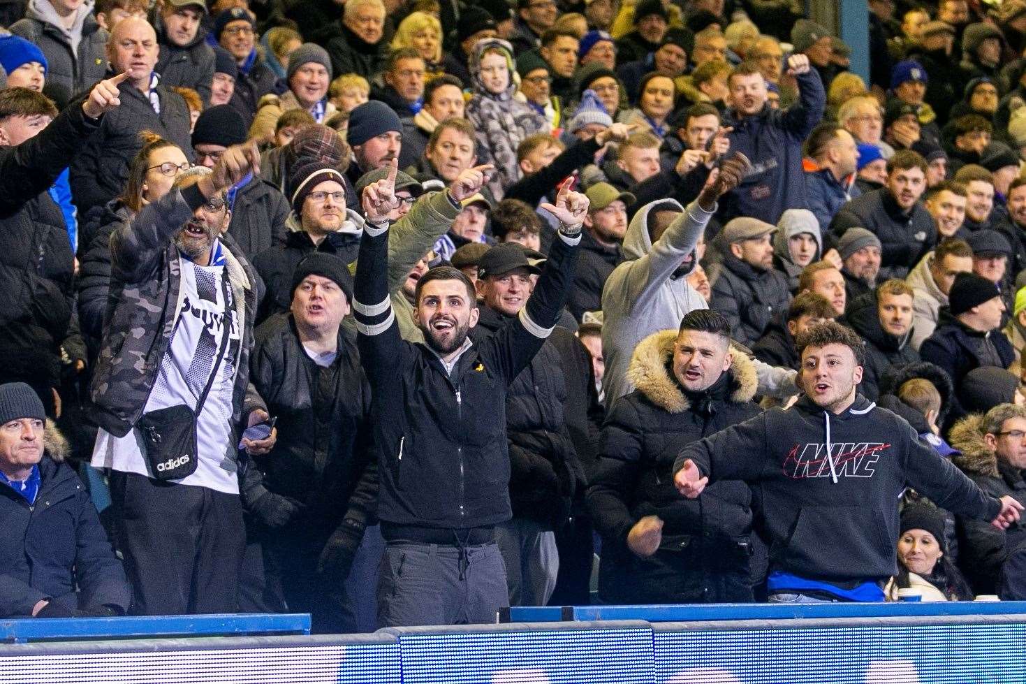 Fans packed Priestfield stadium as Gillingham took on Sheffield United Picture: @Julian_KPI