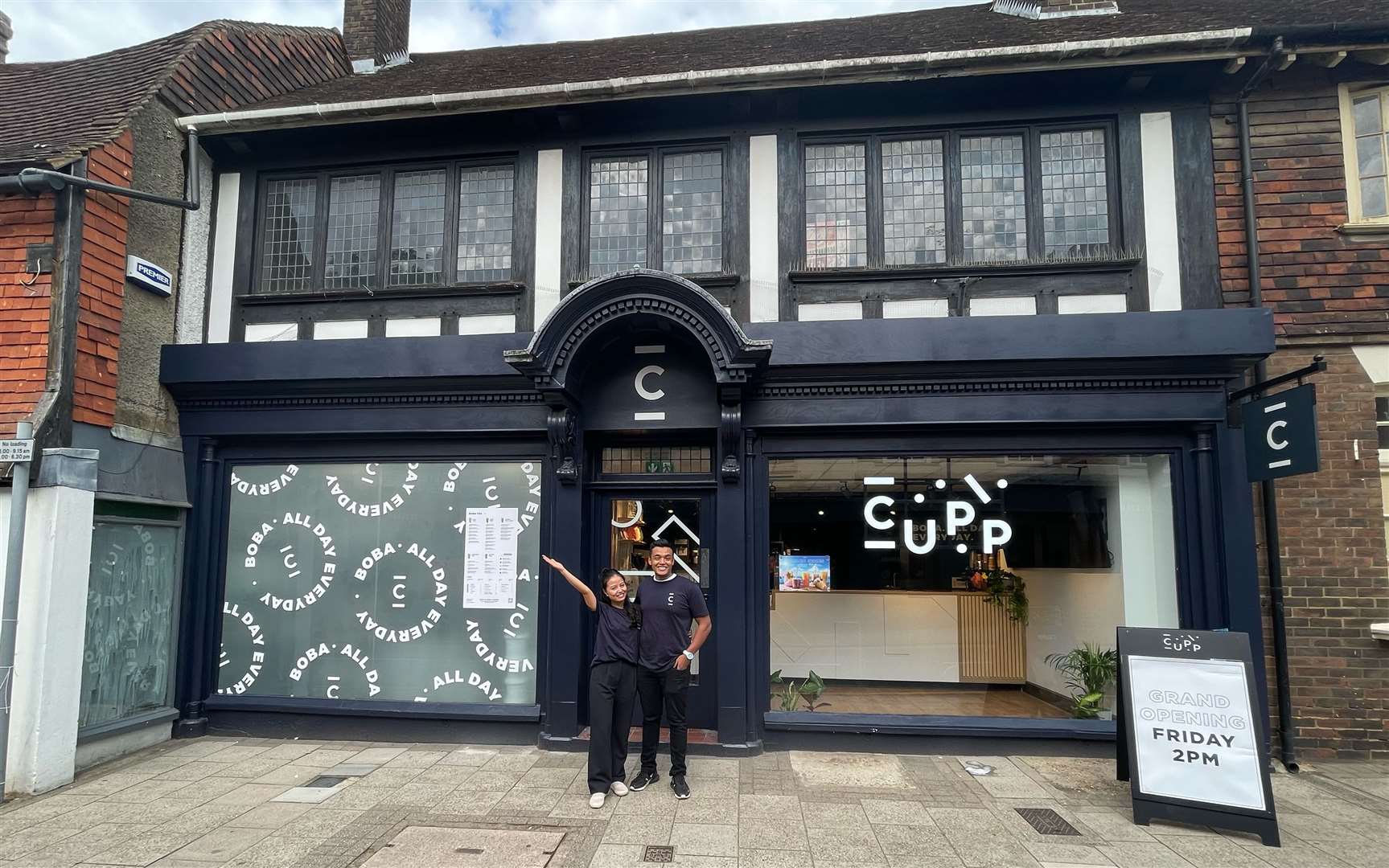Jenny and Younnis Abbad-Andaloussi have launched their first CUPP Bubble Tea store