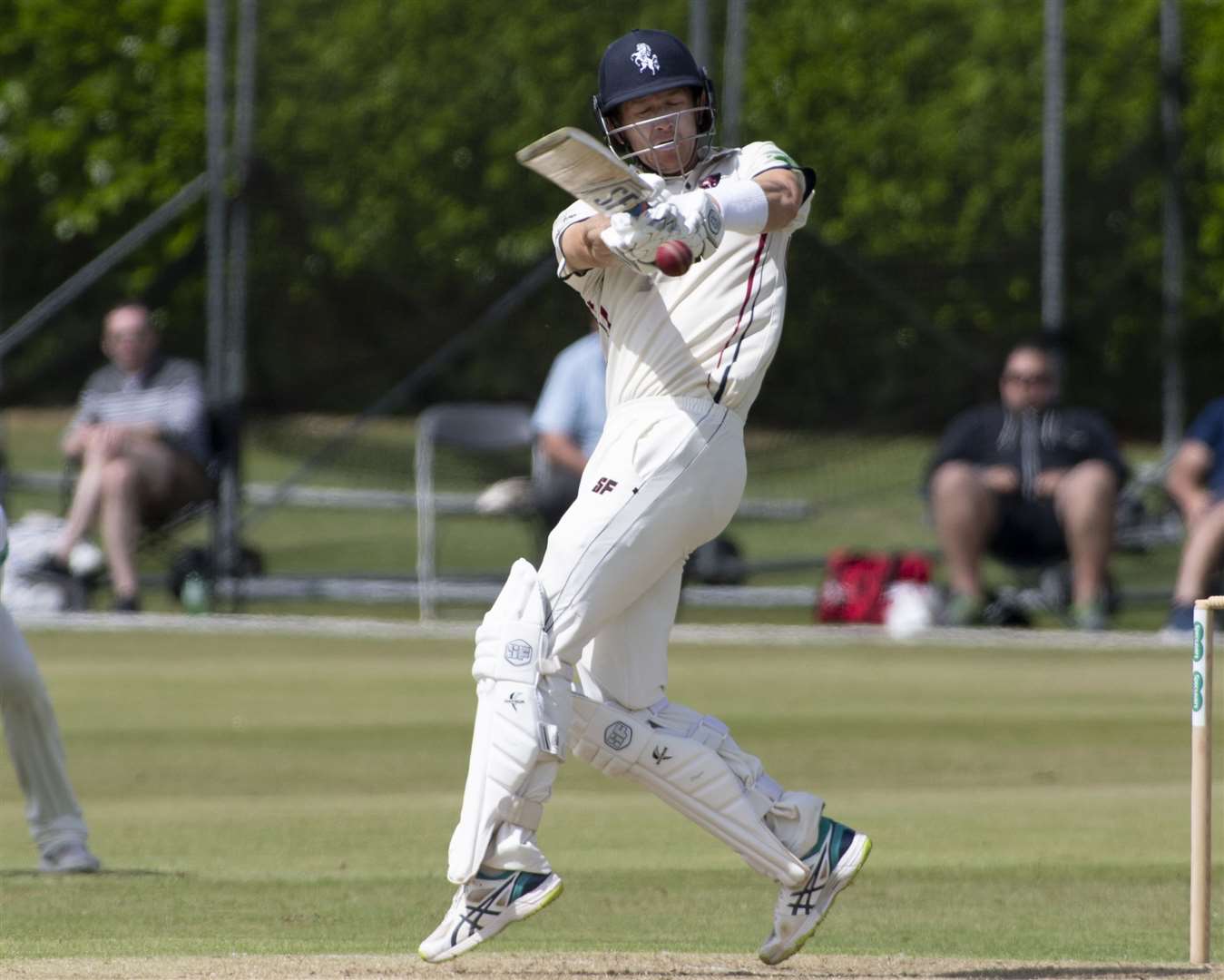 Kent batter Joe Denly in action at The Nevill Ground, Tunbridge Wells, in 2018. Picture: Andy Payton