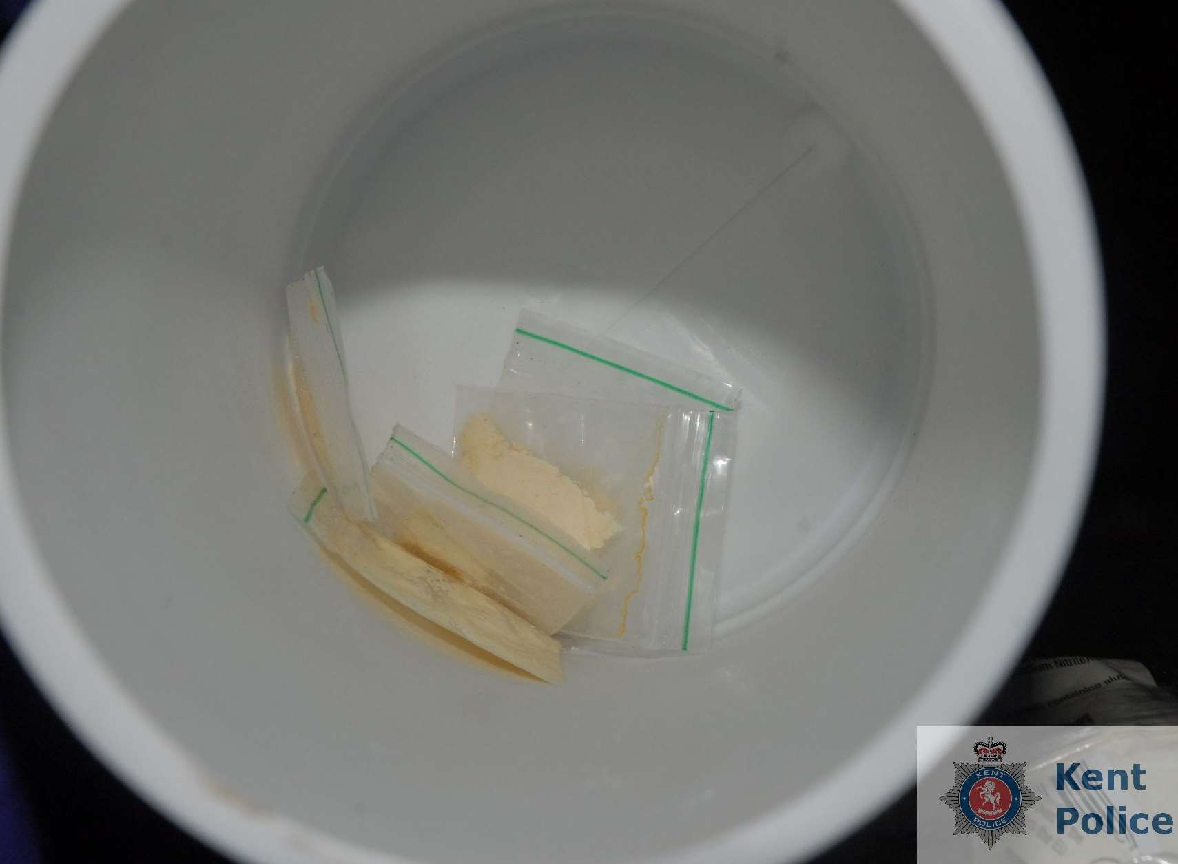 Drugs found at the home Cox and Shepherd shared. Picture: Kent Police.