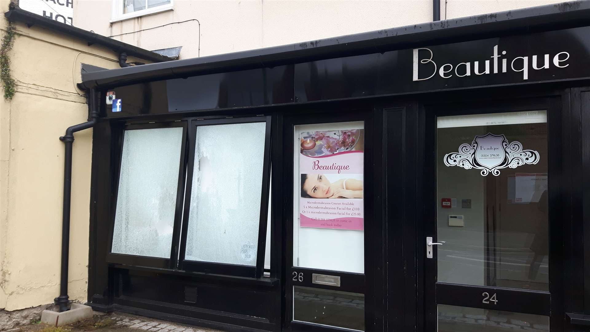 Beautique has been targeted by vandals