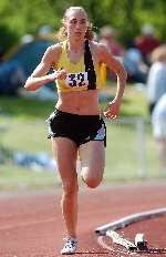 Lisa Dobriskey finished fourth in the BUPA Great North Run women's mile. Picture: ADY KERRY