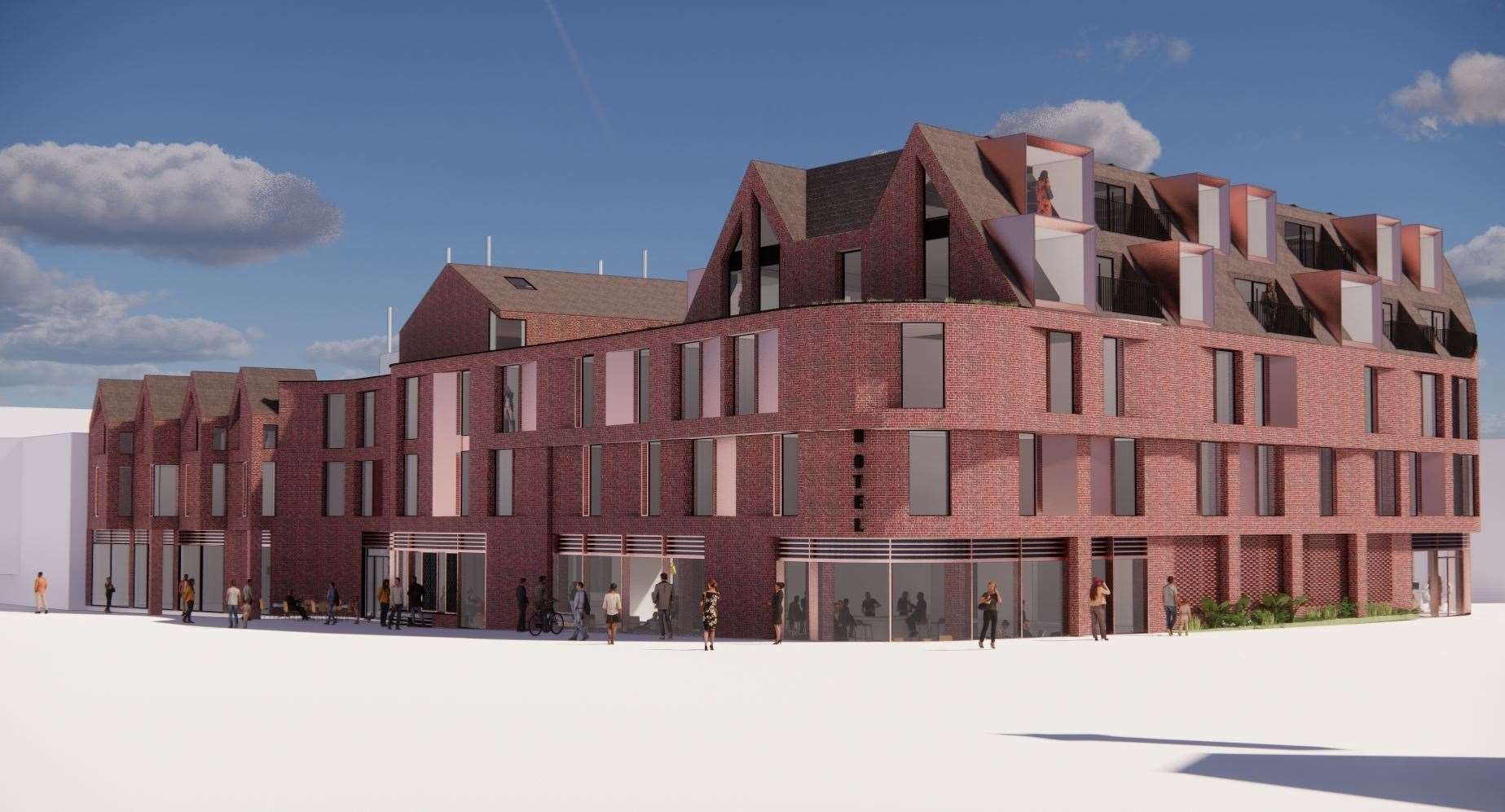 An artist's impression of the planned New Rents hotel