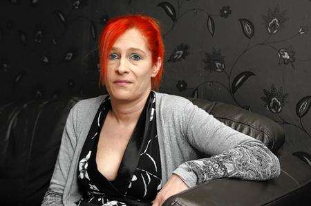 Debbie Arnold (cor), ex partner of Daniel Gauntlett, homeless man who died in Aylesford.