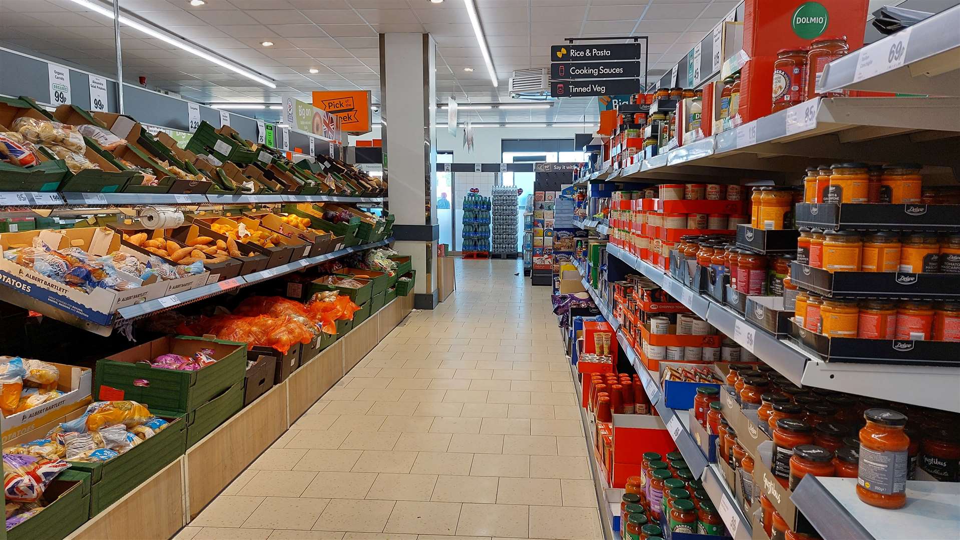 The aisles have been criticised for being narrow