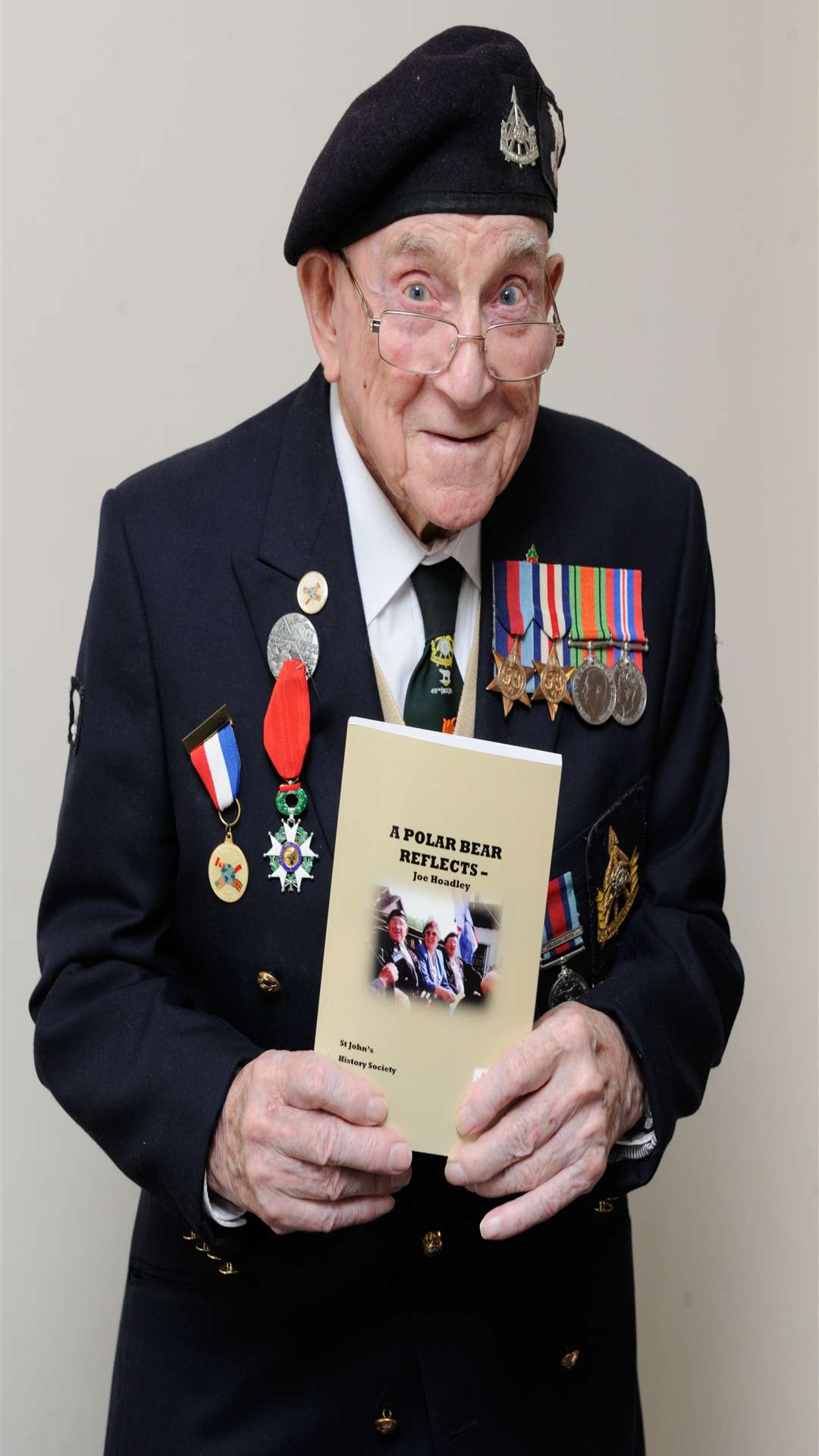 Joe Hoadley has received the Legion D'Honor from France, the country's highest honour.