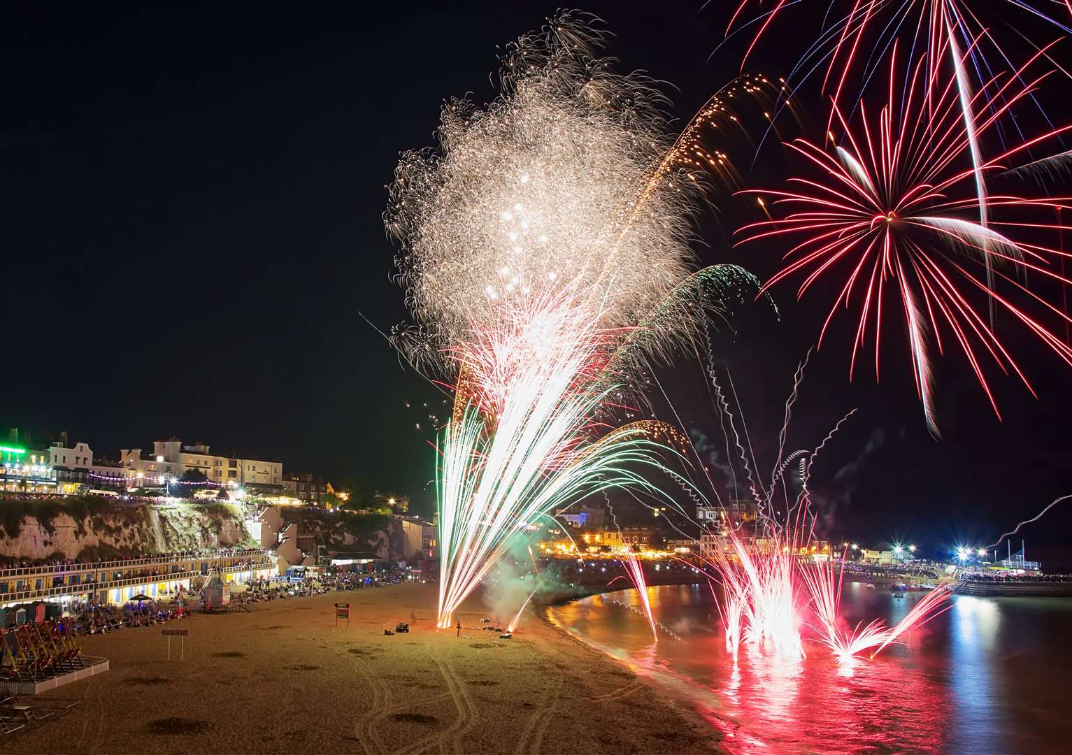 Terry Vick of Cliftonville took this shot at one of the Broadstairs fireworks displays this summer