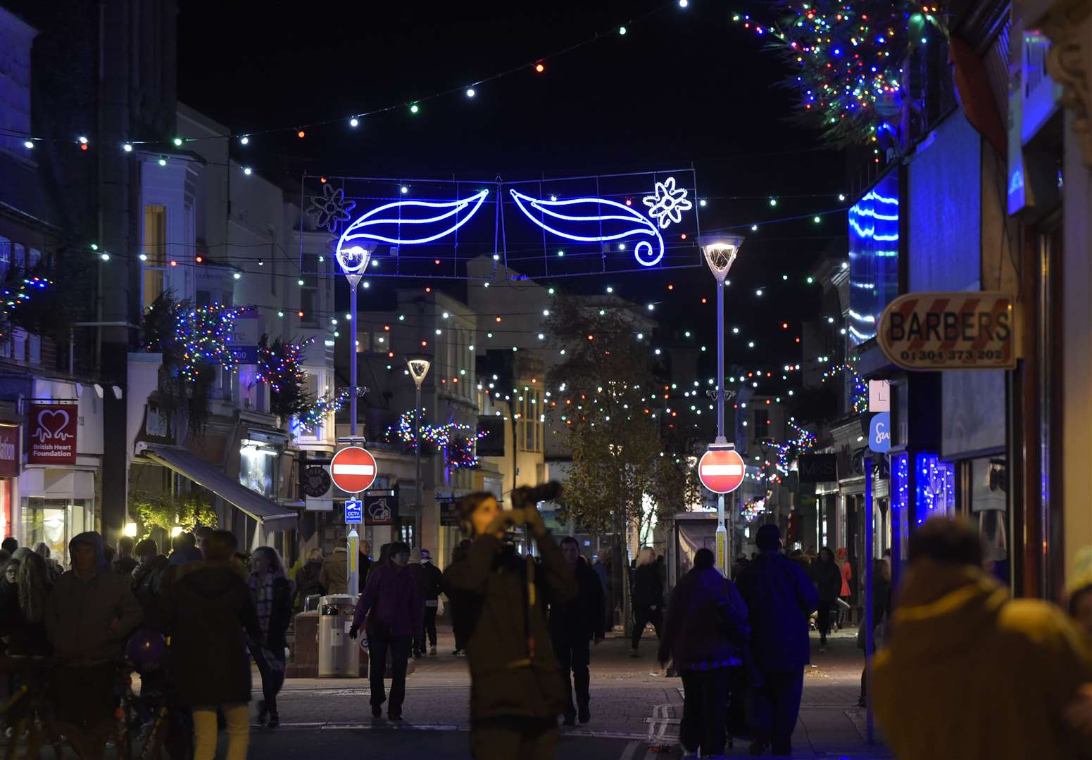 Deal's Christmas lights will be switched on via a virtual event this year. Picture: Tony Flashman