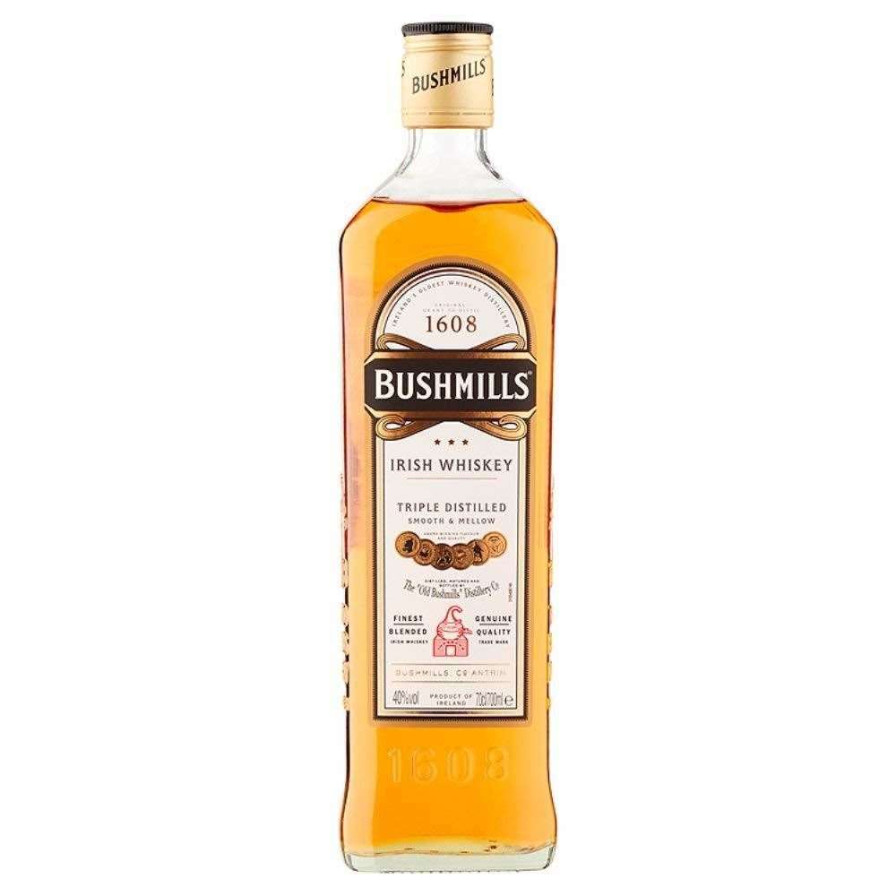 Bushmills Original Irish Whiskey is available for £15.