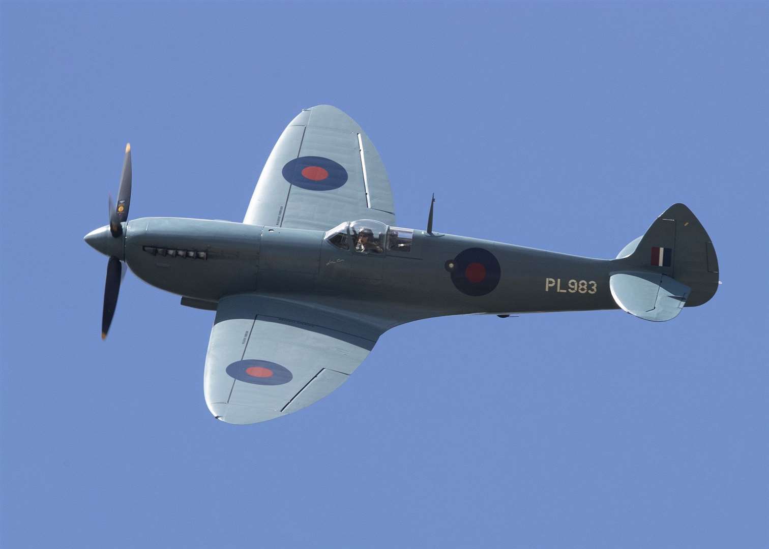 The spitfire has been to Kent once before. Photo: Tim Gutsell
