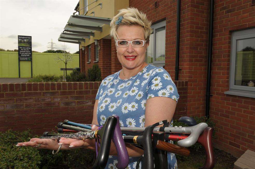 Ex-Northfleet hairdresser Katie Barnes has a rare growth on her brain
