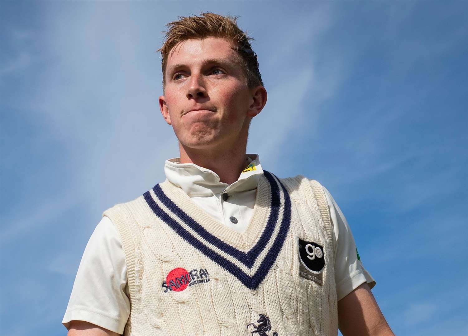 Kent's Zak Crawley looks ahead to the Ashes. Picture: Ady Kerry