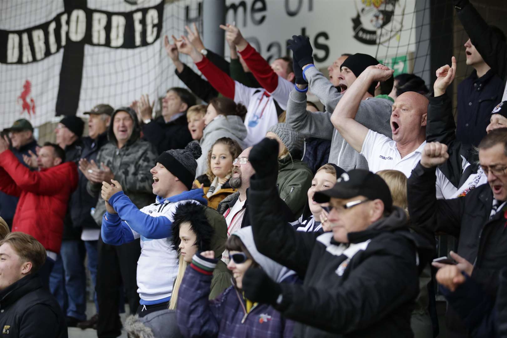 Dartford fans will have a chance to watch their team again next week Picture: Martin Apps