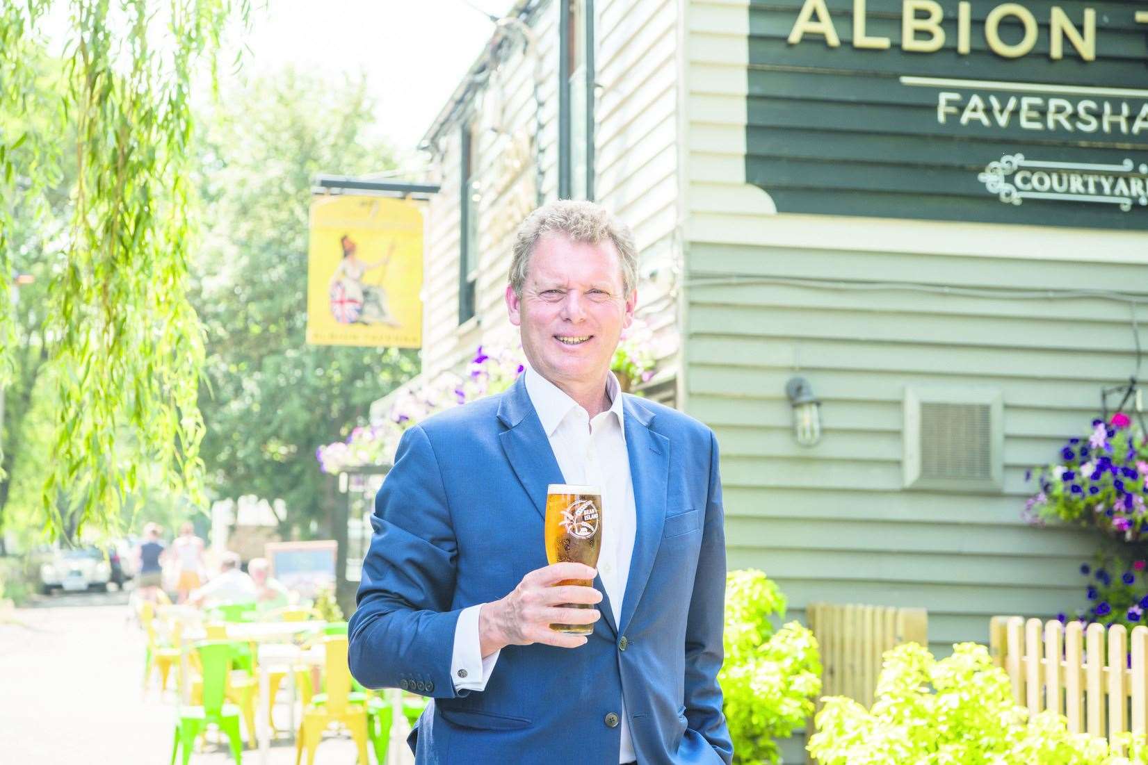 Shepherd Neame chief executive Jonathan Neame wants pubs to reopen by Easter