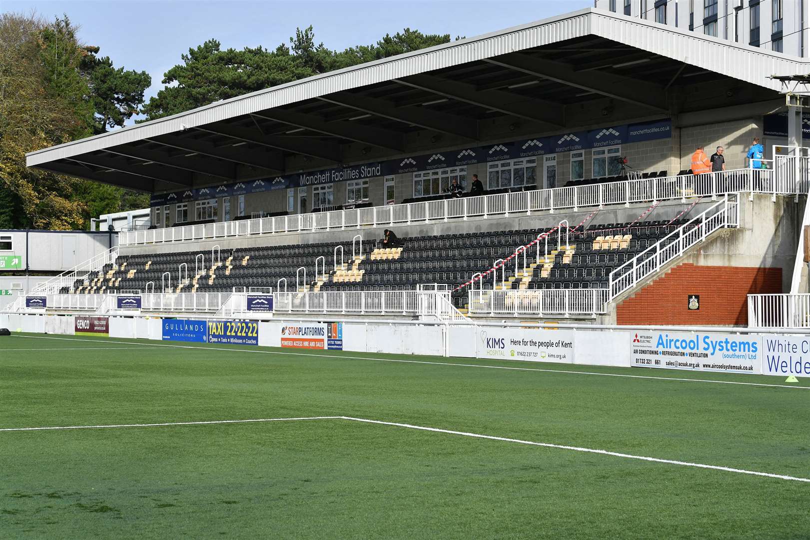 Maidstone United have started testing their squad for Covid Picture: Keith Gillard