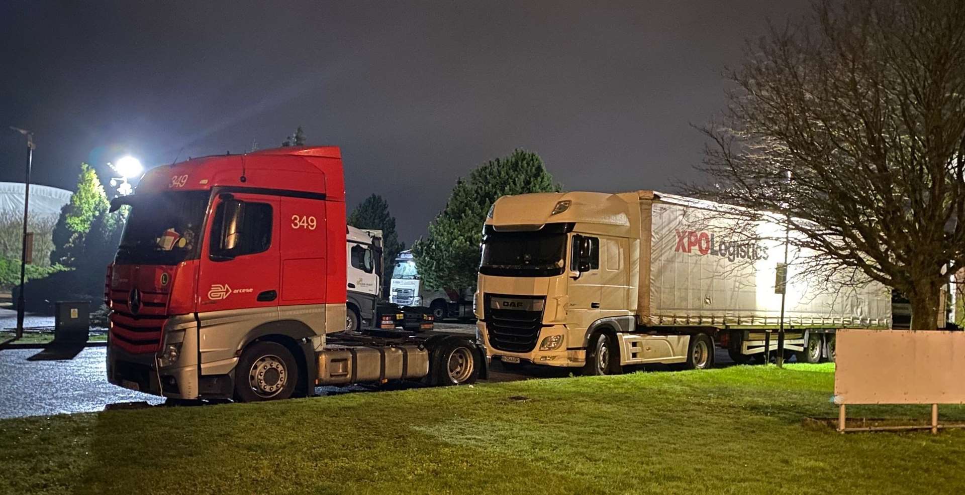 Lorry drivers with Covid-19 are being housed in the Holiday Inn Rochester. Picture: Barry Goodwin