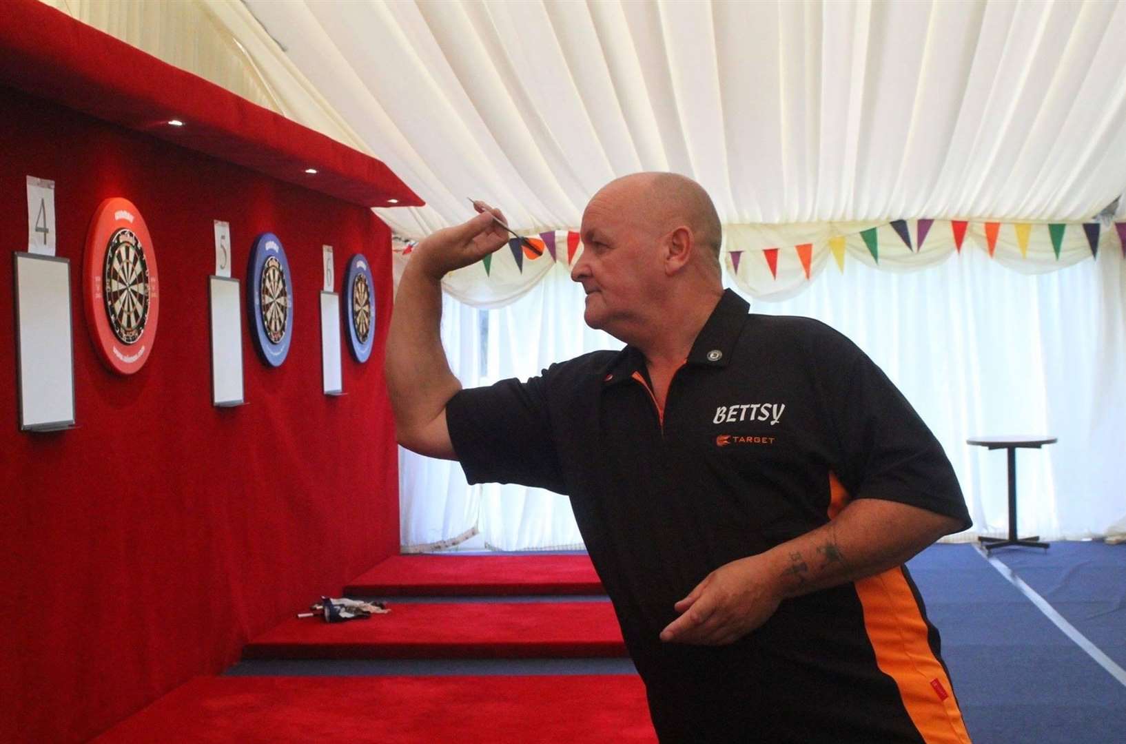 Andy Betts was a popular character on the Kent darts scene