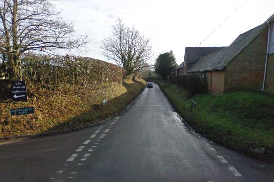 Hamptons Road in Hadlow. Google Street View