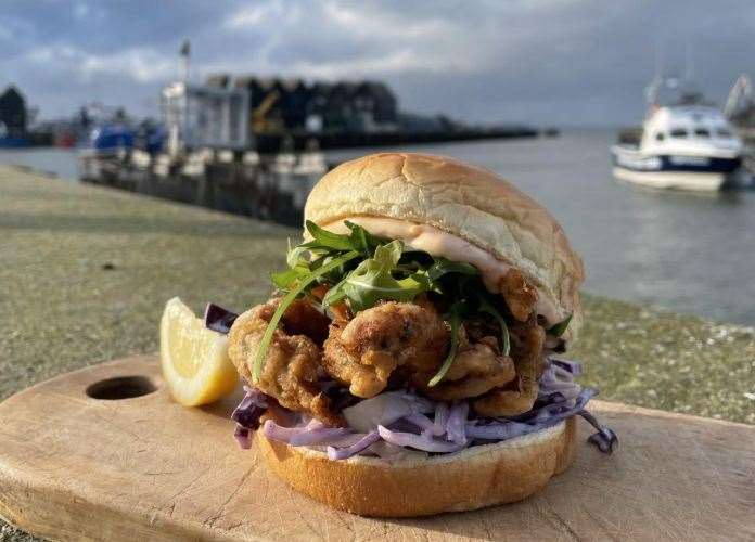 One of the sandwiches available from Crabworks in Whitstable. Pic: @crabworks_whitstable/Instagram
