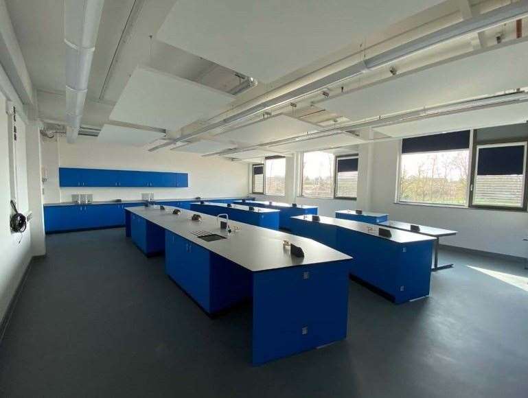 A new science lab. Picture: Keir and Fusion