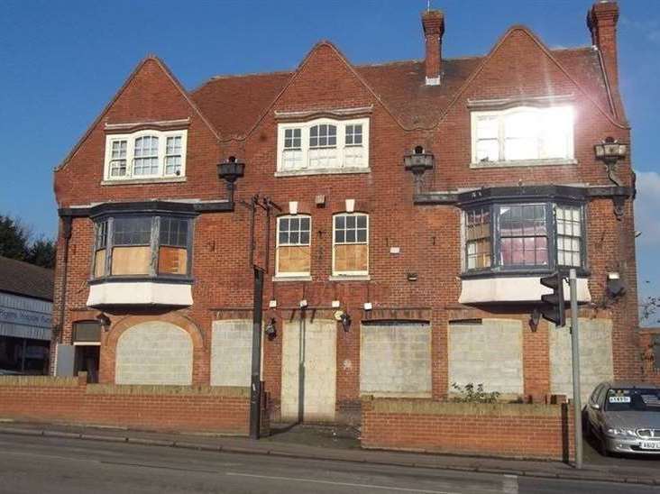 The White Lion (seen here in July 2012) was bricked up following its closure. Picture: Andrew Scorgie