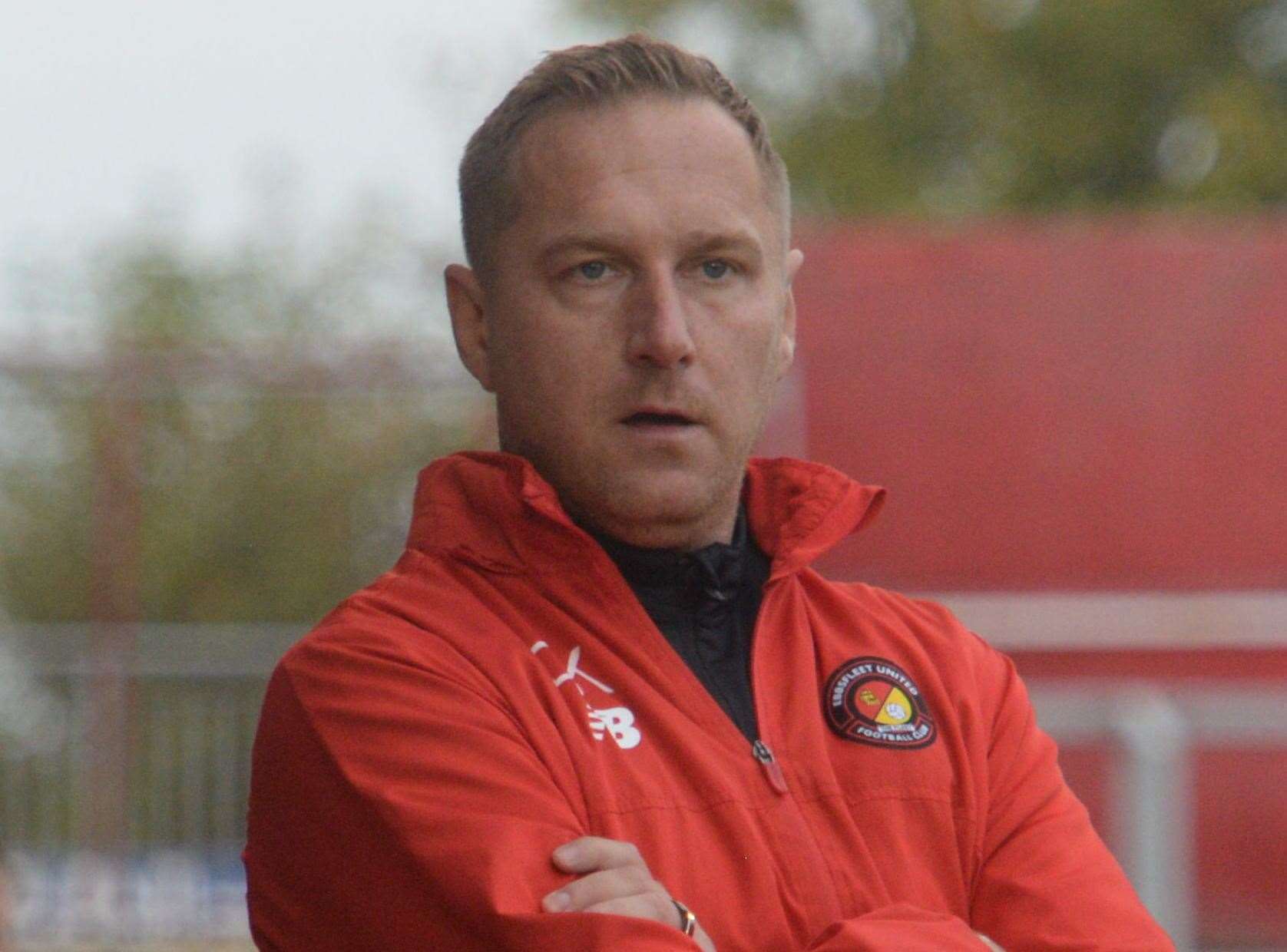 Ebbsfleet manager Dennis Kutrieb. Picture: Chris Davey