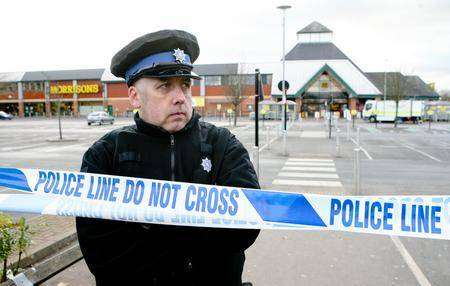 Bomb hoax at Morrisons in Maidstone.