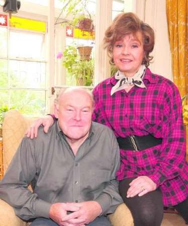 Husband and wife actors Prunella Scales and Timothy West