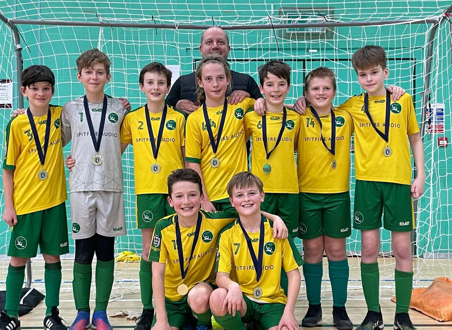 Langton Green CSA - under-12 boys' winners at the FA Pokémon Futsal Youth Cup. Picture: Kent FA