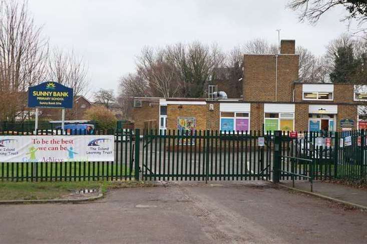 Sunny Bank Primary School in Sittingbourne is one of the seven schools in Kent affected by the concrete crisis