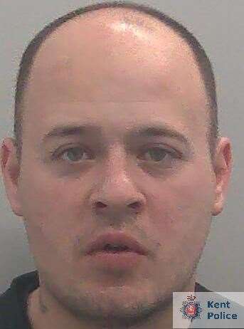 Chatham man Benjamin Appleton was jailed at Maidstone Crown Court. Picture: Kent Police (48630019)