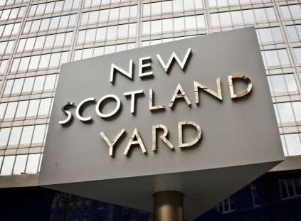 Metropolitan police at Scotland Yard. File picture