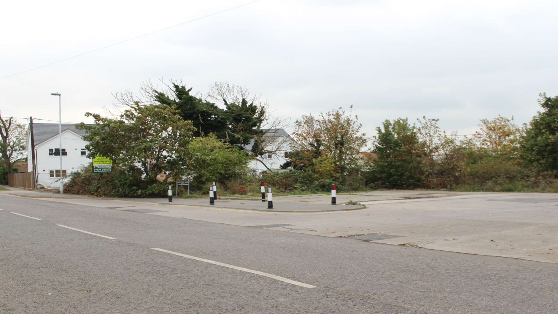 The old bus depot site at Leysdown is up for sale
