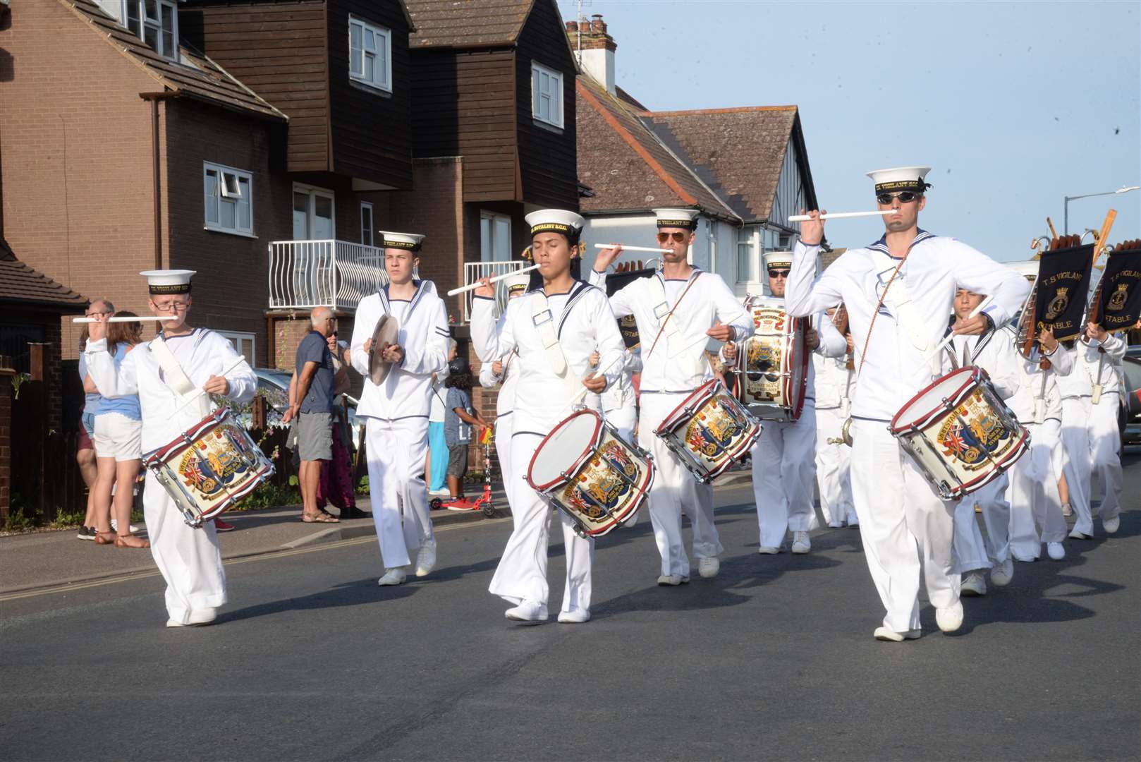 The Whitstable Sea Cadets in the Whitstable Carnival last year. Picture: Chris Davey
