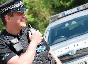 Kent Police stock image