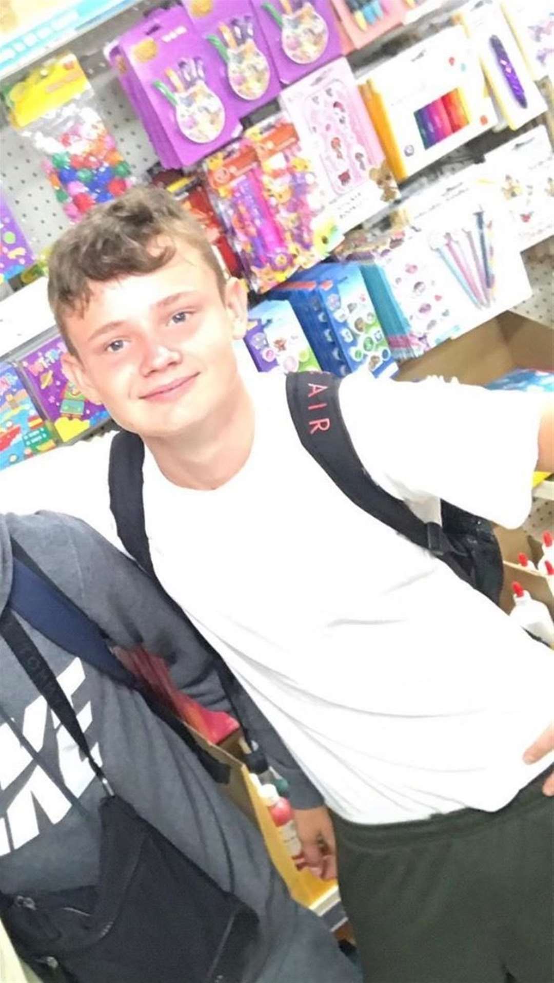 George Buckley, 15, died after falling on tracks. Picture: British Transport Police