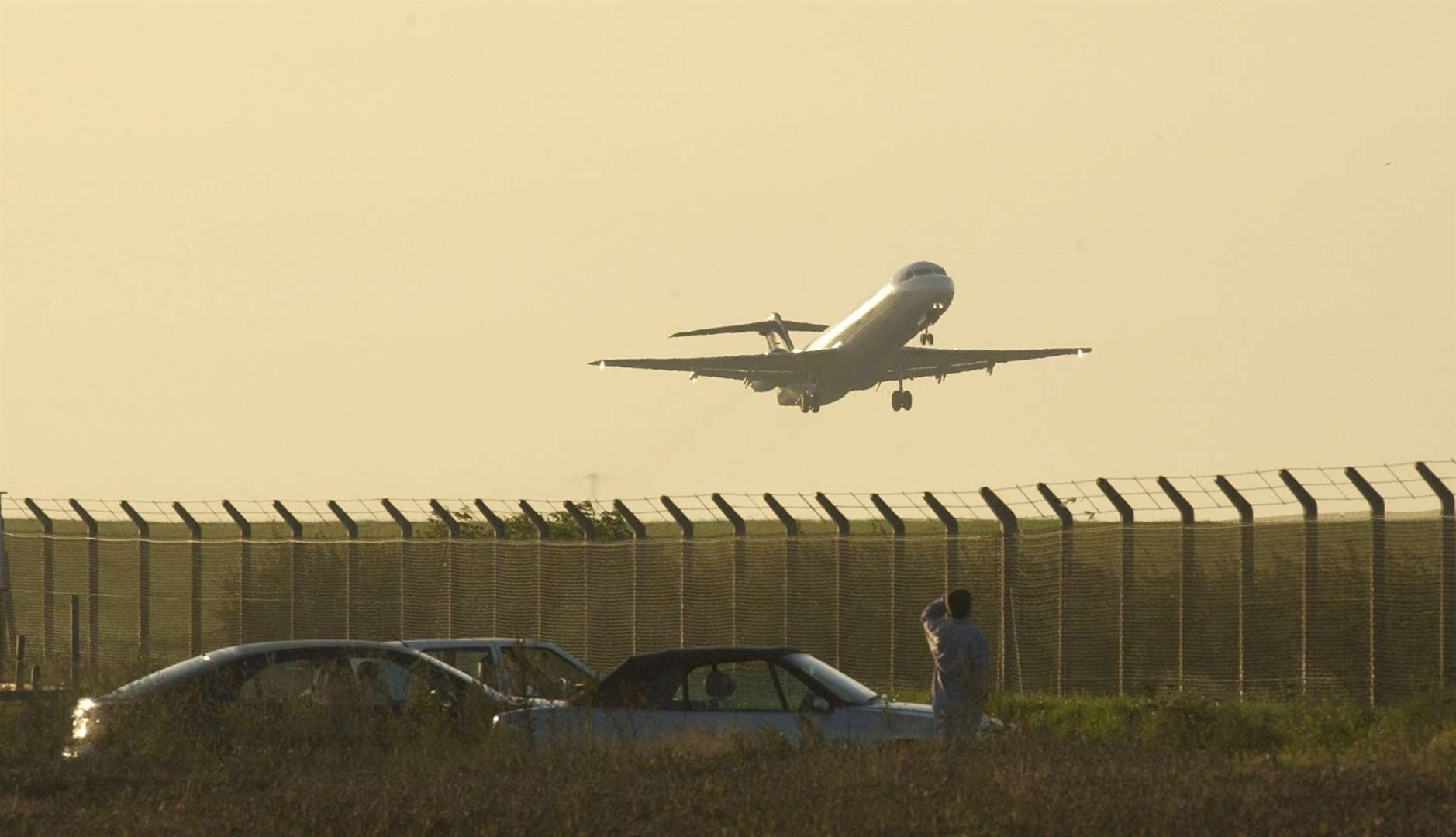 An EUjet takes off from Manston