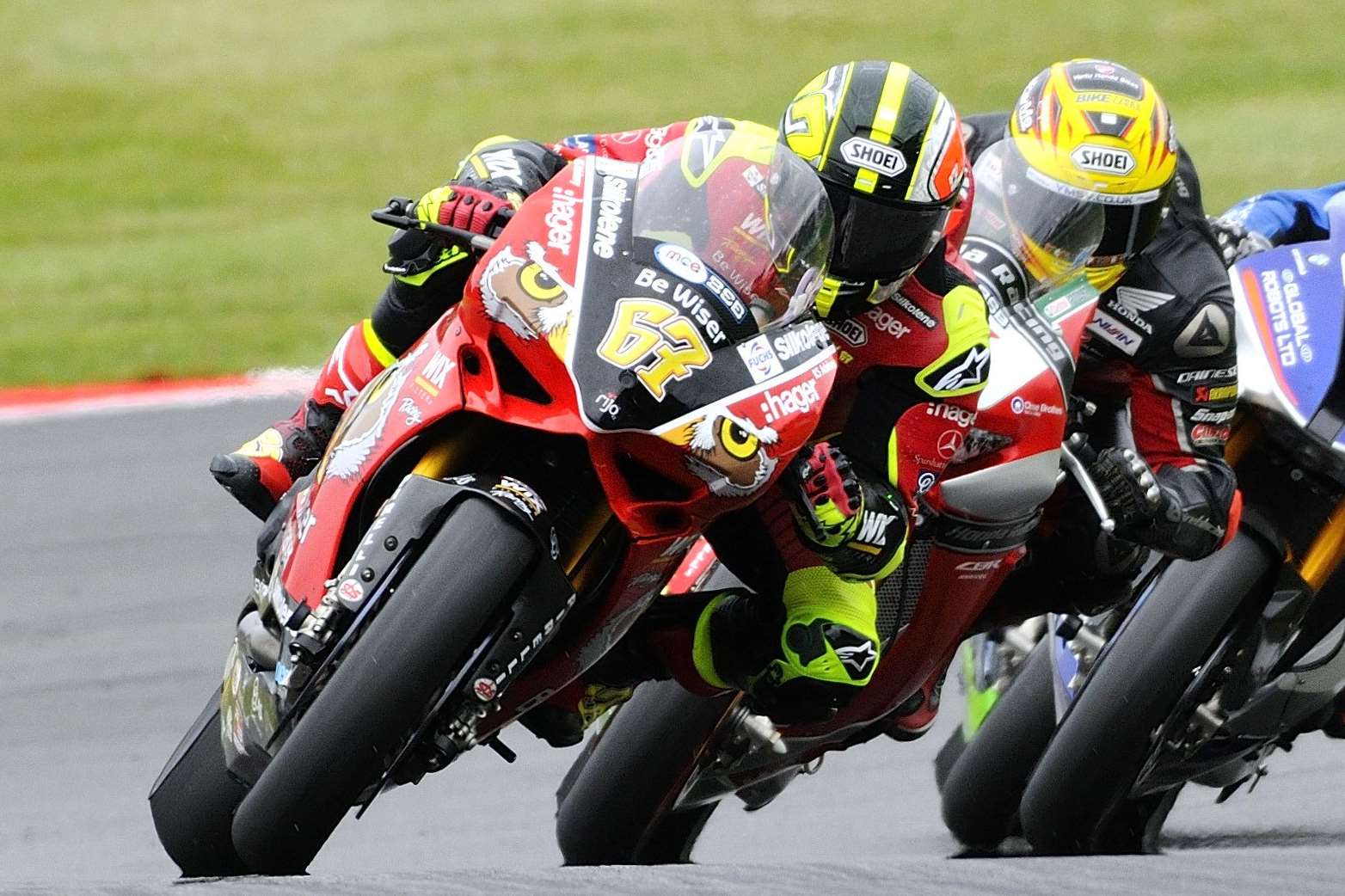 Shane Byrne won twice on his last visit to Brands Hatch in July Picture: Simon Hildrew