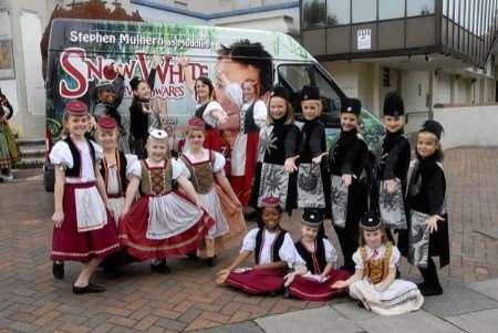 Girls from the Canterbury area who are appearing in this year's Marlowe Theatre panto