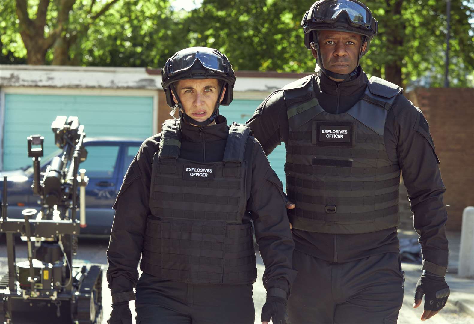 New ITV drama Trigger Point starring Vicky McClure, from Line of Duty, shot scenes in the Dartford Marshes. Photo: ITV