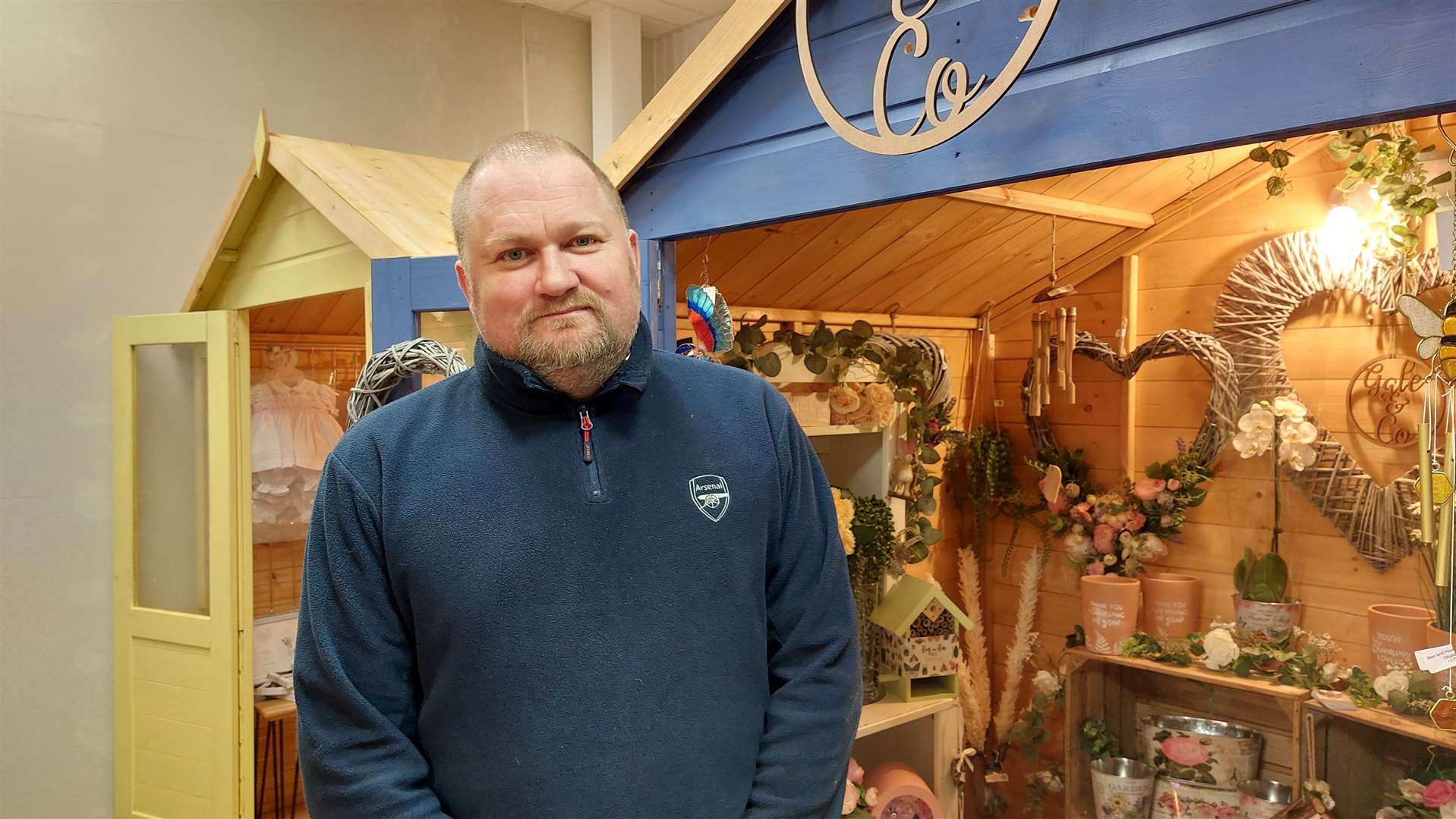 Simon Herst, owner of Shop-In-Pods Emporium