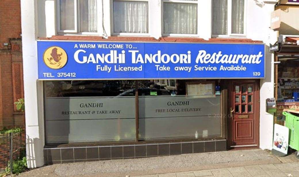 Modasher Hossain, known as Sharif, works at the Gandhi in Herne Bay, and his colleagues launched a fundraiser on his behalf. Picture: Google