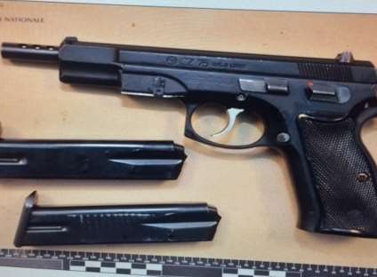 One of the weapons found. Picture: National Crime Agency