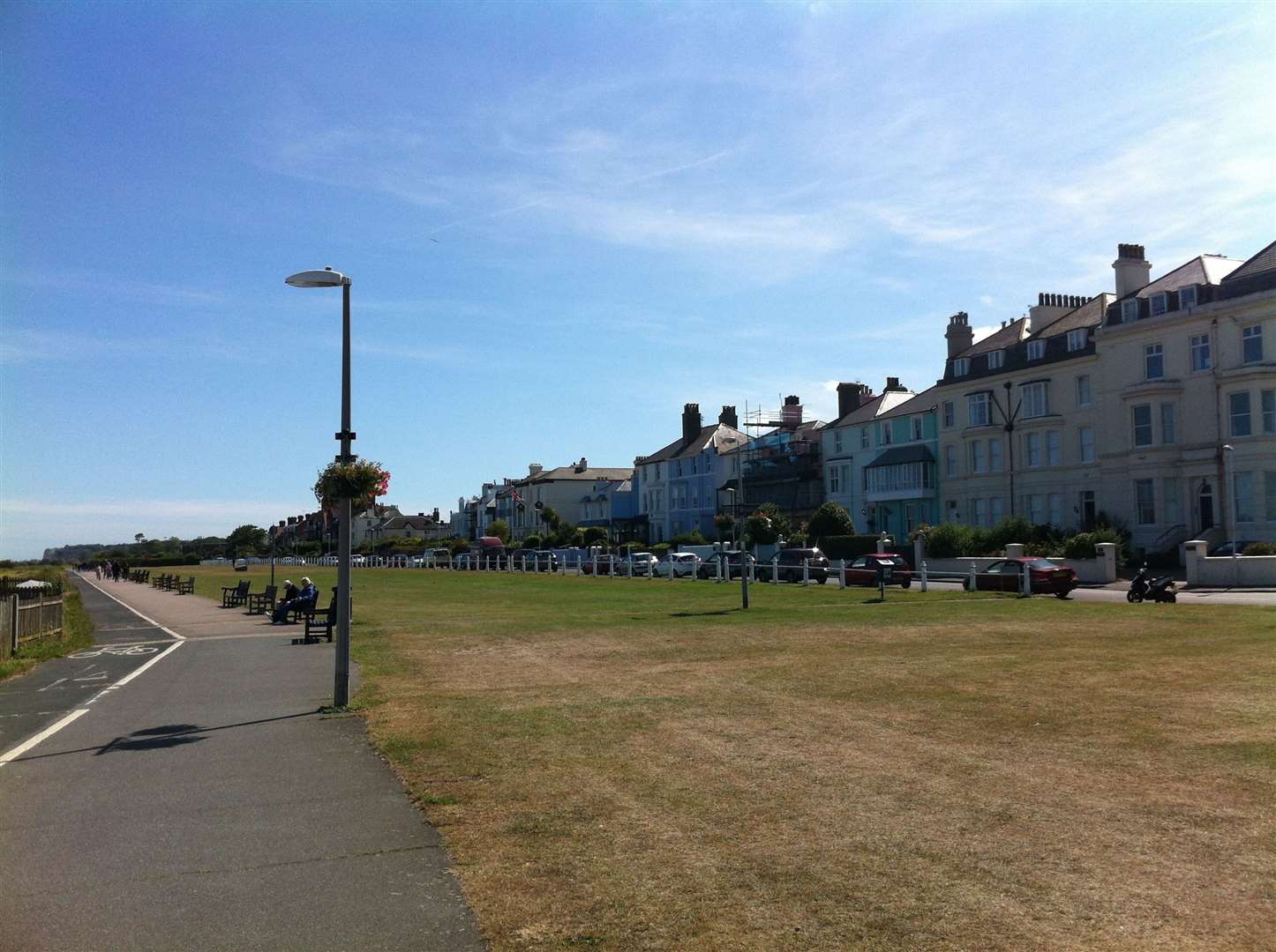 Walmer promenade could be the route into town for drivers using cycles if a park and Pedal scheme is brought in from the Burrow Pitt car park.