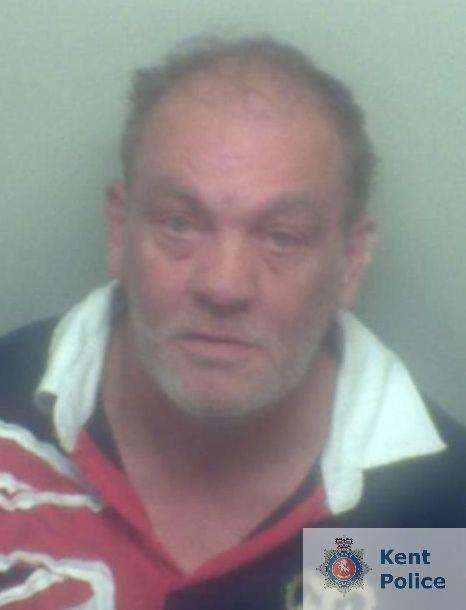 Simon Cuthbert, 54, of no fixed address has been jailed for four and a half years