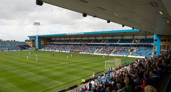Gillingham's Priestfield Stadium will host Bolton Wanderers this weekend Picture: Ady Kerry (15861506)