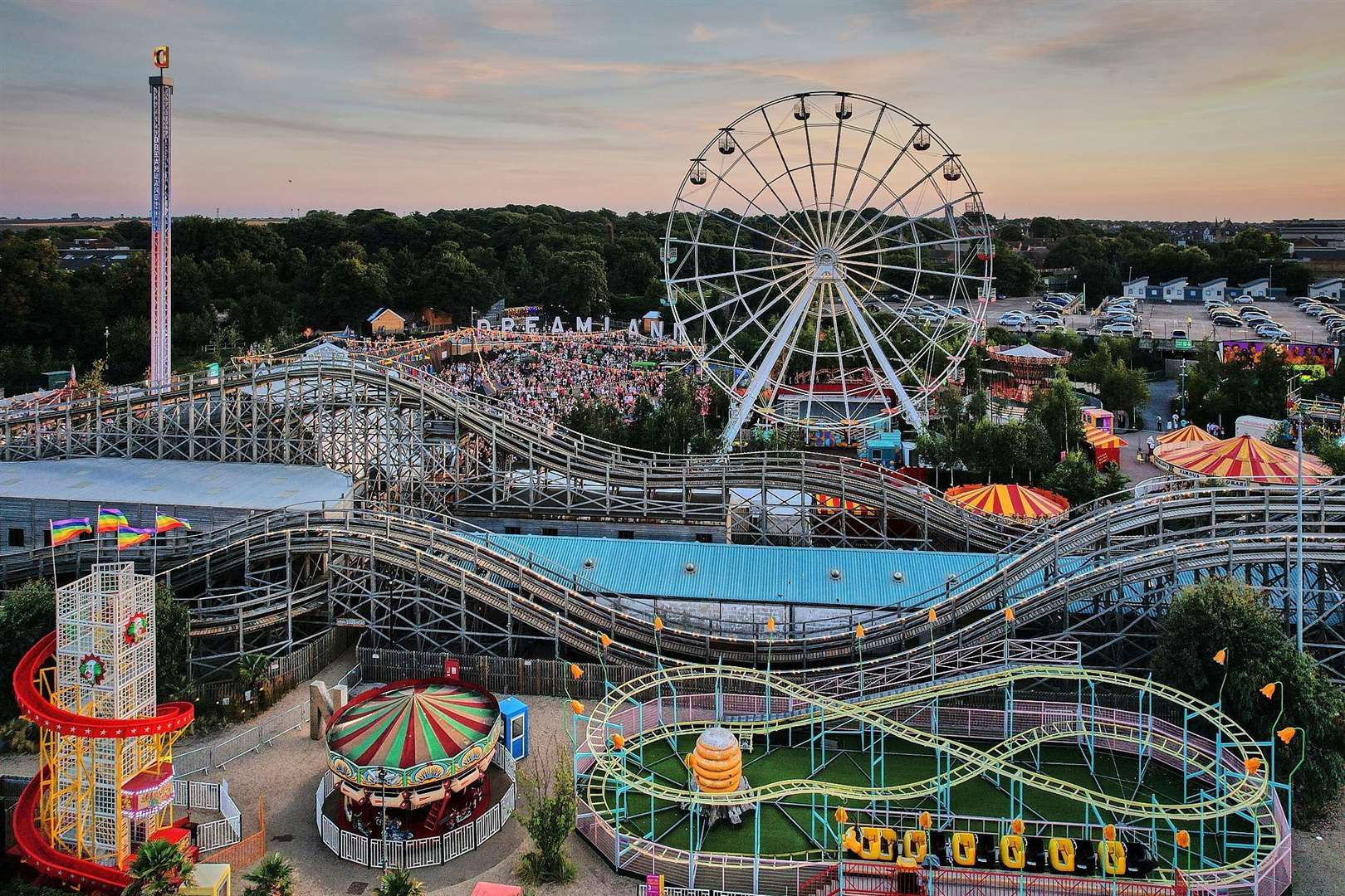 Dreamland today is back in style...but it can't quite hold a candle to its glory days. Picture: Dreamland
