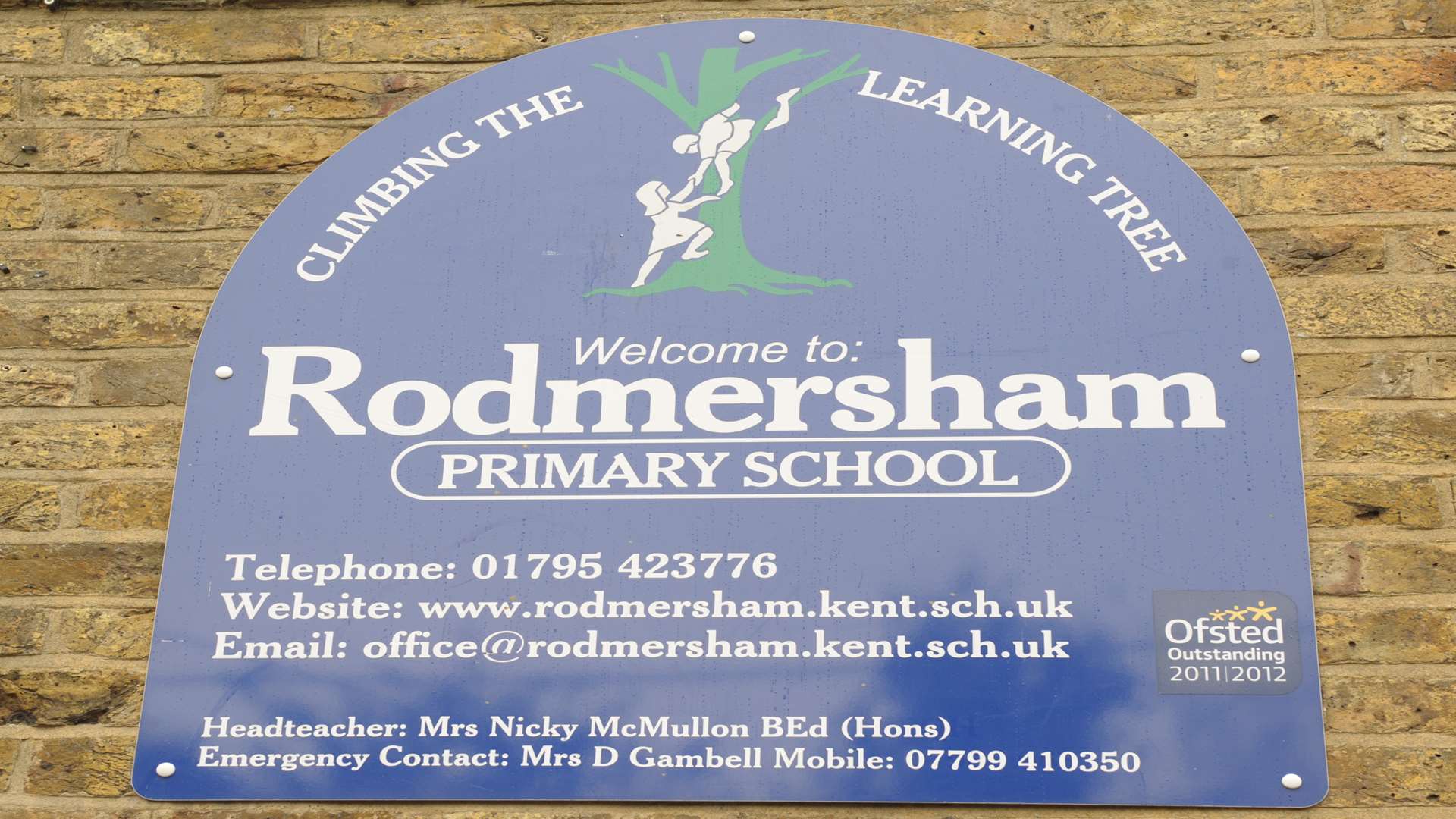 Rodmersham School is on the top 1% of the country