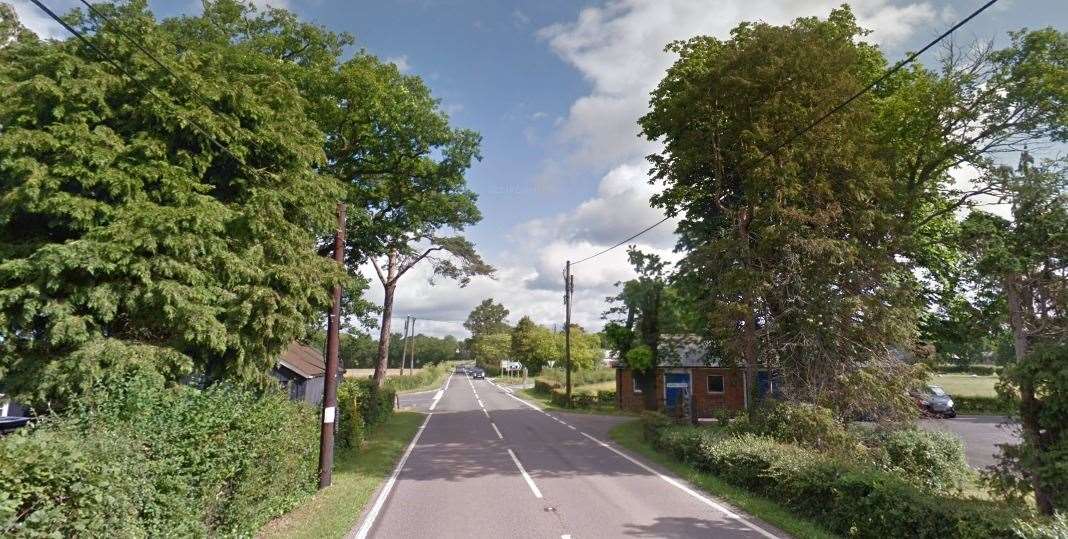 The incident happened on the A274 Headcorn Road near the junction with Bell Lane. Picture: Google Maps