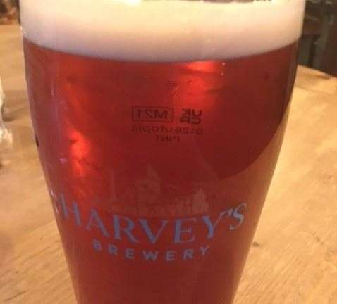 I’m pleased I spotted the Harvey’s Sussex Best – it was one of the best examples I’ve been served.
